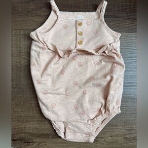 Little Co. Blush Shell Print Kids Bodysuit